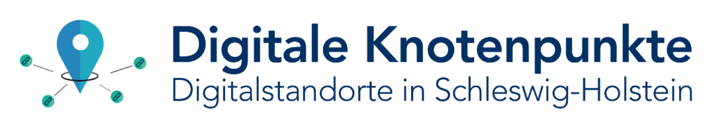 Logo der digitalen Knotenpunkte in Schleswig-Holstein